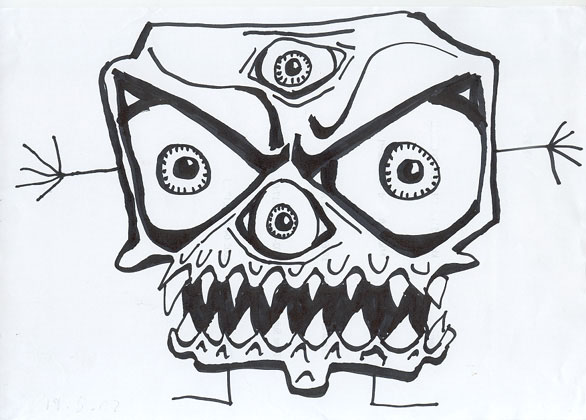 Four Eyed Skull 2002