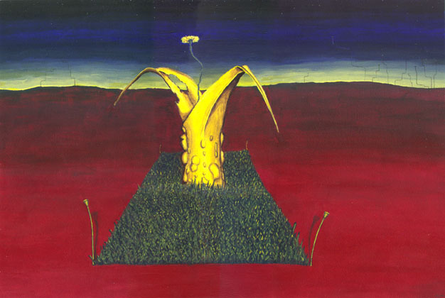 Garden, acrylic on paper 1997